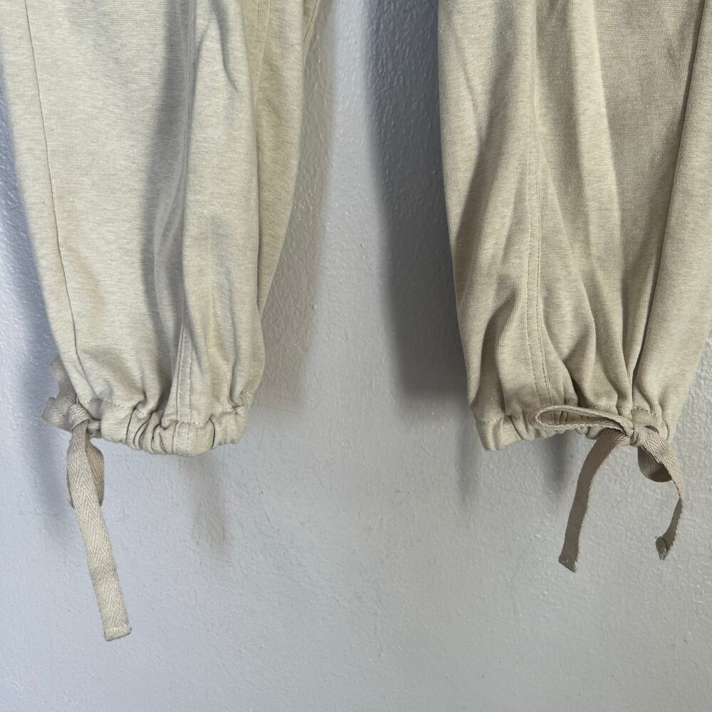 Free People Semi Charmed Cargo Jogger Pants Tan Sz XS Grunge Streetwear Relaxed - Picture 7 of 13